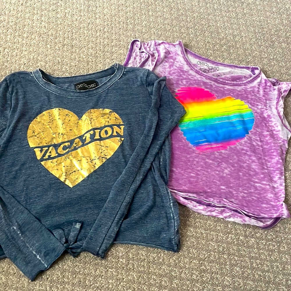 Chic 2 chic shirts 2 pieces